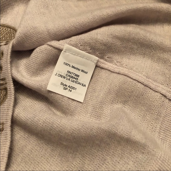 J. Crew Embroidered Merino Sweater - Picture 6 of 7